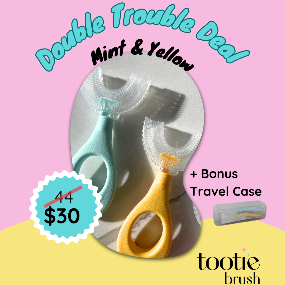 Double Trouble (mint+yellow)