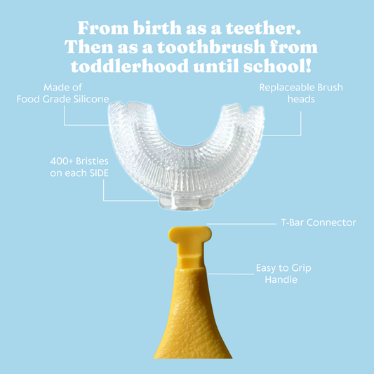 Essential U-Shaped Toothbrush - Small 0–6 Years