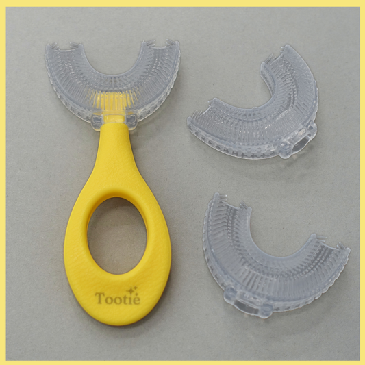 Yellow Essential Set - Small    (Brush & Replacement heads)
