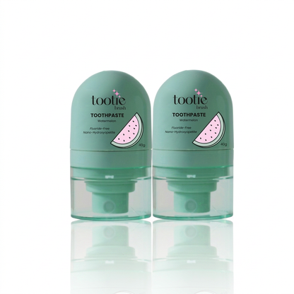 Watermelon Toothpaste - Fluoride Free - 2 Pack - Travel Size 40g